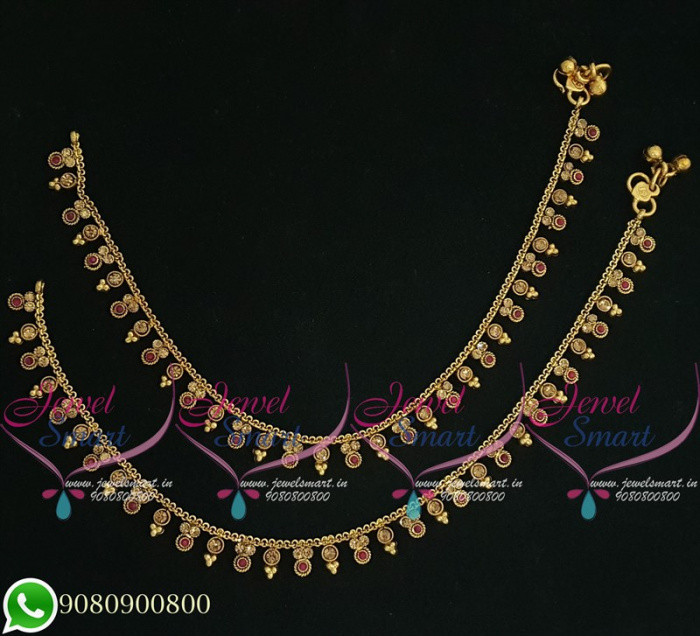 Anklets Low Price Antique Fancy Design Artificial Jewellery