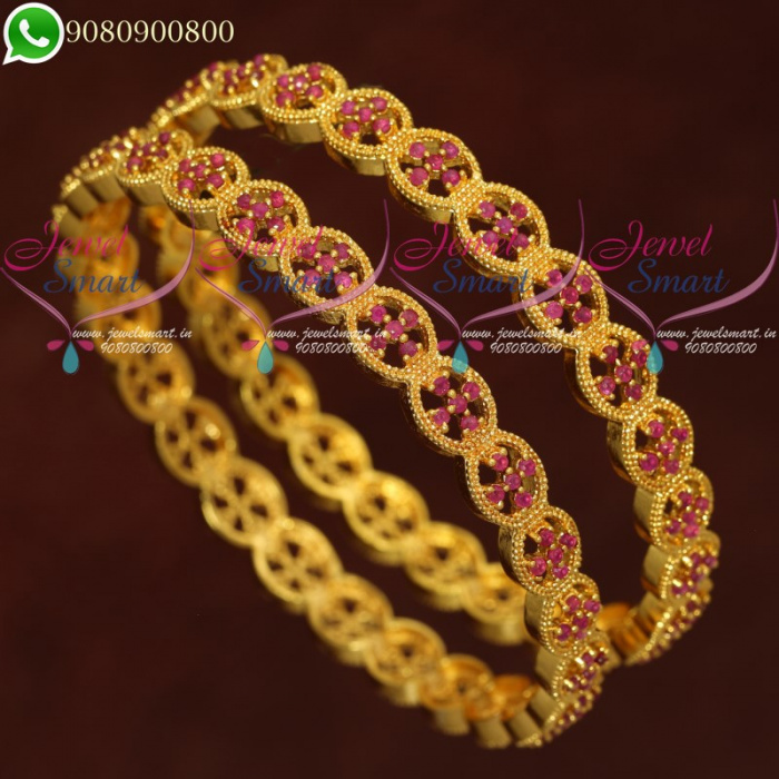 Gold bangles south indian designs clearance