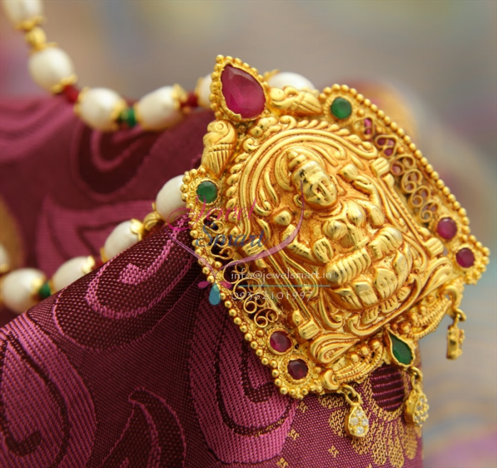 Pearl temple jewellery online