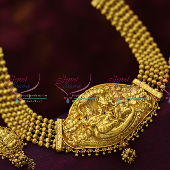 TNL0400 Antique Nagas Lord Vishnu God Temple Jewellery Nakshi