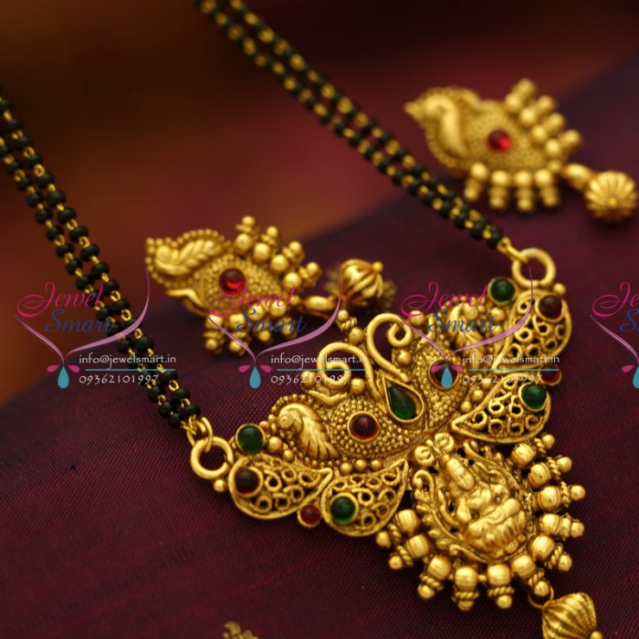 Temple design on sale gold mangalsutra