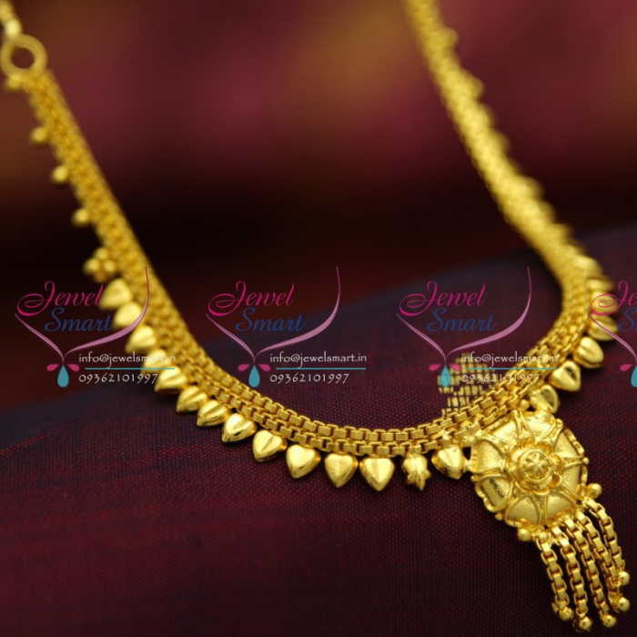 NL4446 Low Price Necklace Set South Indian Traditional Kids