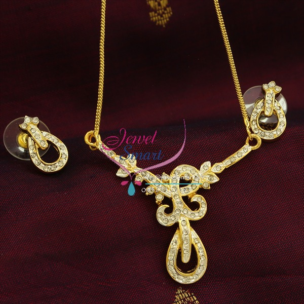 Fancy chain and earring set online