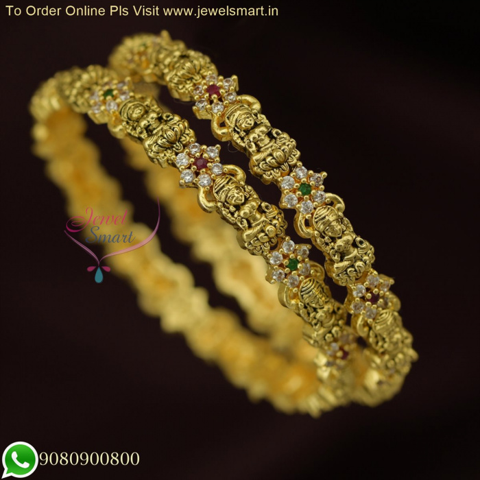 Antique gold bangles hotsell designs with price