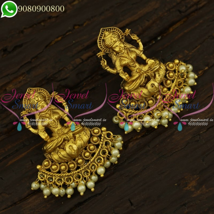 Elegant CZ Jhumka Earrings | Latest Artificial Jewellery Designs J25990