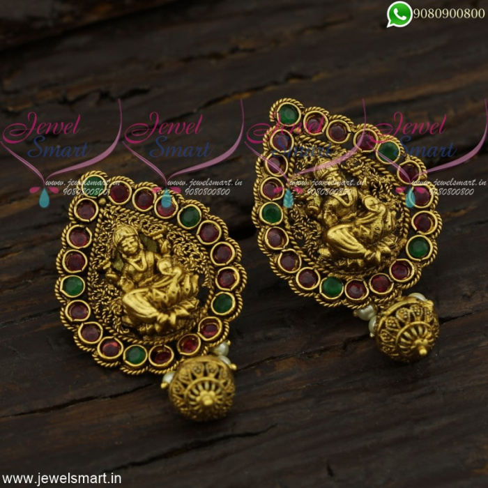 Shop Gold Plated Temple Style Earrings for Women Online from India's Luxury  Designers 2023