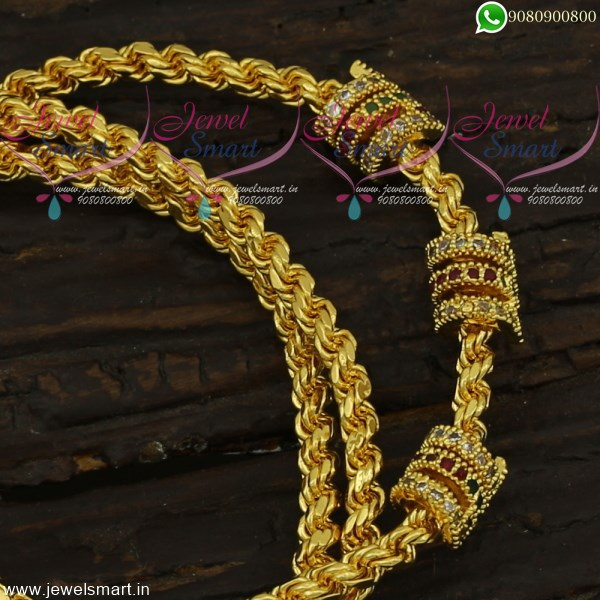 Mugappu designs for shop thali chains