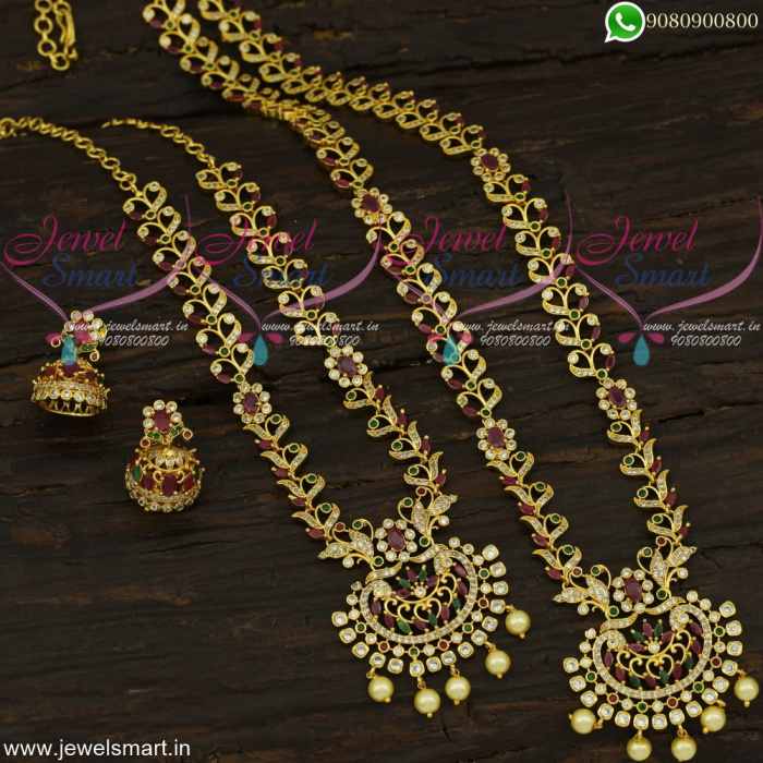 Golden Wedding Necklace/Wedding Jewellery Online – Hayagi