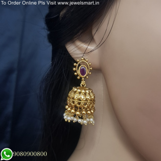 Add a Vintage Touch to Your Look with Our Stylish Jhumka Earrings - Shop Now J25655