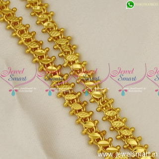 24 Inches Fancy Cutting Roll Gold Chain Designs For Regular Wear C24765