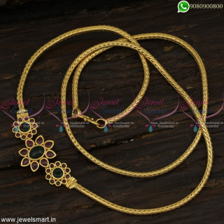 24 Inches Kemp Mugappu Chain At Wholesale Prices Festival Sale Gold Designs Online C22866