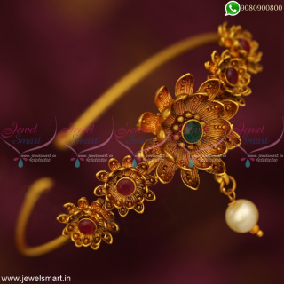 Bangle Type Bajuband Design Latest Floral Bridal Jewellery Designs Online