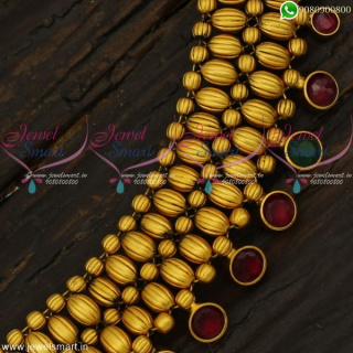 Beaded Tushi Necklace Design Latest Fashion Jewellery Hoop Earrings