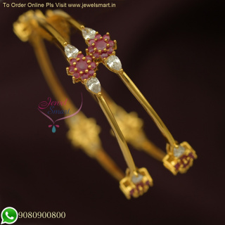 Beautiful String Bangles Simple Stylish One Gram Gold Jewellery Long Lasting