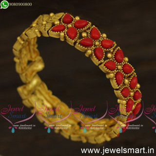 Coral Red Watch Bracelet For Women Antique Fashion Jewellery Online