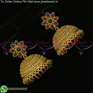 Shop the Latest Collection of Umbrella Jhumka Earrings | Affordable and High-Quality J25614