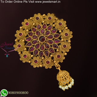 Shop Jada Billalu Antique Kep Rakodi With Jhumka Accessories for Hair Online H25777