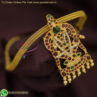 Exquisite Lord Ayyappa Necklace with Kemp Stones – Real Look Pendant Chain NL26696