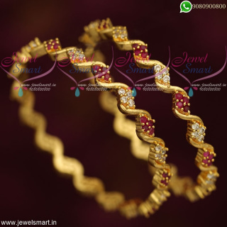 Fancy Bangles Online Shopping Gold Designs Latest Fashion Daily Wear B19112