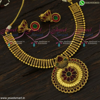 Fancy Necklace Design Snazzy Kemp Fashion Jewellery Set Online Offer NL22074