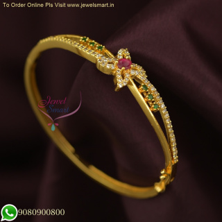 Floral Gold Bracelet Designs | Low Price Artificial Jewellery Collections B25925