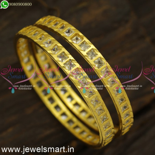 AD and Cubic Zircon Bangles | JewelSmart.in