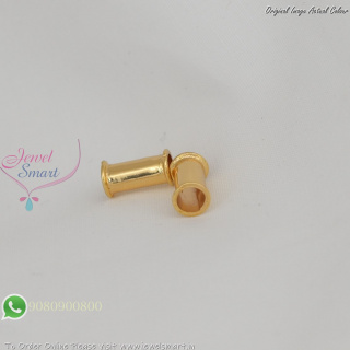 Gold Plated Nanal for Thali – Traditional Tube Connector for Mangalsutra Chain Assembly M27412