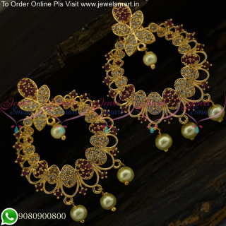 Gorgeous Big Size Chandbali Earrings Designs Gold Plated Best Quality ER25099