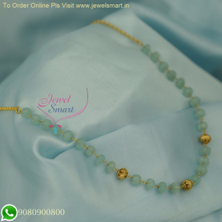 Monalisa Finish Beaded Jewellery Necklace with Antique Metal Beads | Handmade Artisan Design NL26687