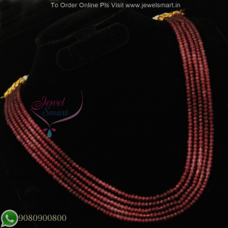 Elegant Coral-Like Beaded Layered Necklace – Traditional & Ethnic Jewelry NL27215