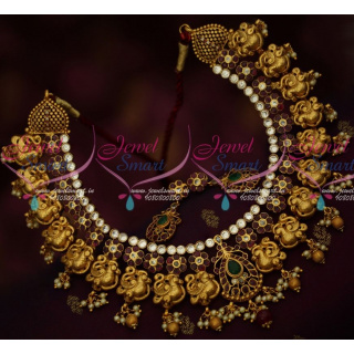 Jewel Set For Wedding Gorgeous Nagas Antique Gold Plated Jewellery Designs NL14320A