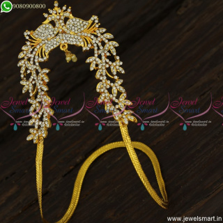 Jewellery For Wedding Gold Plated Ara Vanki Peacock Design Traditional