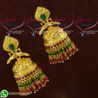 Jhumki Gold Plated Fancy Design Imitation Jewellery Crystal Online