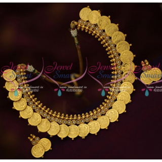 Kasumalai Collections Antique Temple Coin Necklace At Lowest Prices