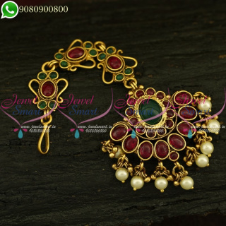 Kemp Jewellery MaangTikka Latest Traditional Nethichutti Designs Online T20898
