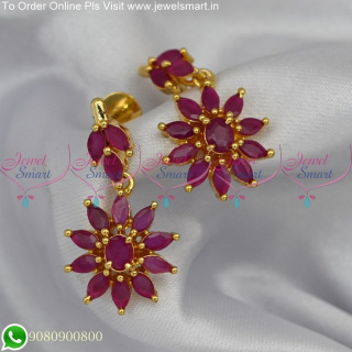 Marquise Star Shape Fancy Drop Earrings For Women Gold Plated Jewelry ER25245