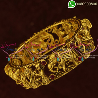 Marriage Party Design Antique Bangles Latest South Jewellery Collections Online B20866