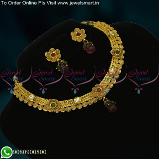 Jalebi Model Popular Antique Fashion Jewellery Designs Value for Money Imitation NL22838