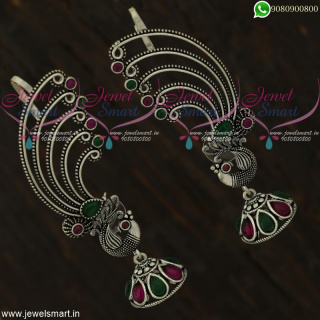 Oxidised Fashion Jewellery Bluetooth Jhumka Earrings Shop Online J22115