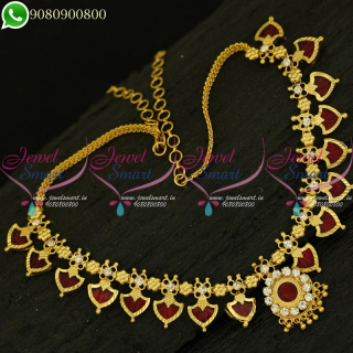 Palakka Necklace Kerala Style Jewellery Designs Gold Plated
