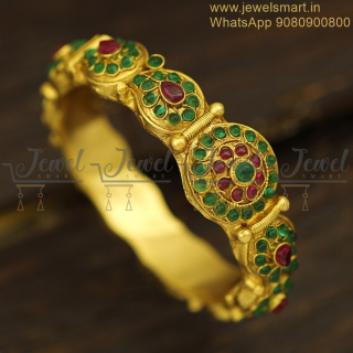 Salem Special Mango Bracelets For Women Gold Bangle Style Kada Screw Open BJS6298
