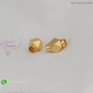 South Indian Gold Plated Thali Kundu – Traditional 2 Pcs Set for Mangalsutra or Thirumangalyam M27411