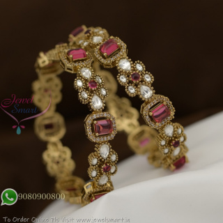 Sparkling Moissanite Victorian Style Bangles Are Here B29338