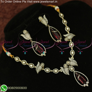 Sparkling Victorian Style CZ Jewellery Set: A Timeless Masterpiece NL25109