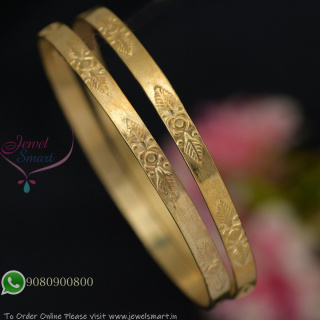 Unpolished Impon Panchaloha Bangles for Regular Wear – Real Gold Look Over Time B27316