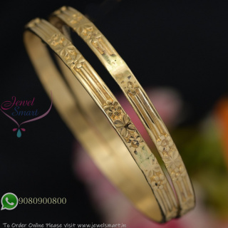 Unpolished Impon Panchaloha Bangles for Regular Wear – Real Gold Look Over Time B27317