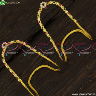 Vanki Designs Light Weight Medium Size Latest Gold Plated Jewellery Online V23440