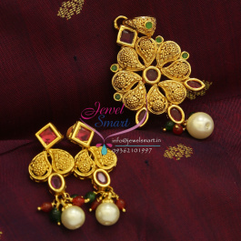 Indian Traditional Imitation Temple Fashion Jewellery Pendant Gold ...