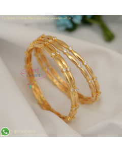 4 Pieces Set Unique Gold Bangles Design – Elegant and Affordable B26944