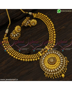 4 Rows Beads Antique Necklace Set Sun Model Pendant New Fashion Jewellery NL22919